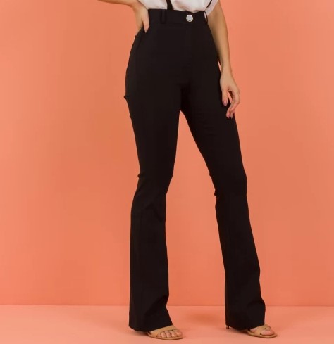 Calça flare de alfaiataria feminina: estilo e conforto em uma só peça